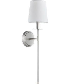 1-light Wall Mount Light Fixture Satin Nickel