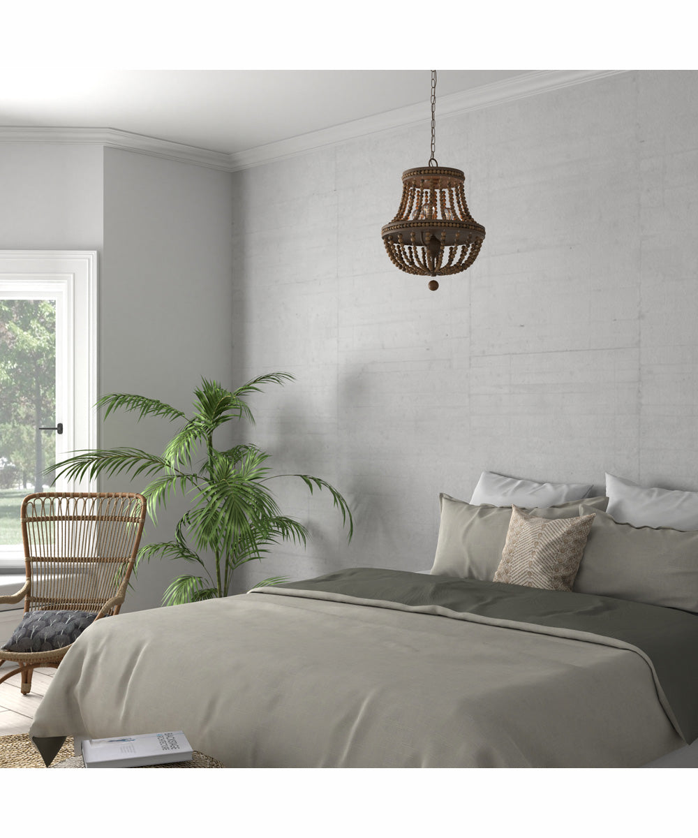 Handley 3-Light Chandelier Tobacco