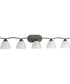 Laird 5-Light Etched Glass Traditional Bath Vanity Light Antique Bronze