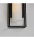 Aldous 1-Light Large Outdoor Sconce Black