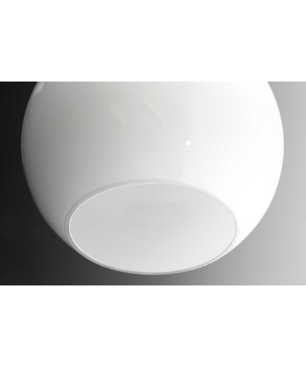 Carisa 1-Light Opal Glass Mid-Century Modern Bath Vanity Light Brushed Nickel