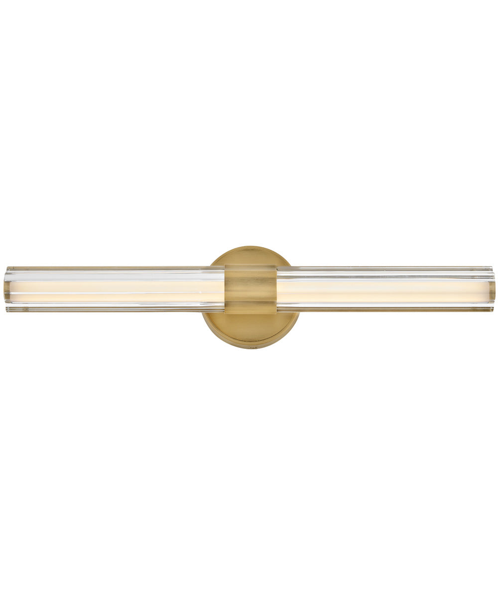 Georgette LED-Light Medium LED Vanity in Lacquered Brass
