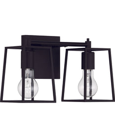 Dunn 2-Light Vanity Flat Black