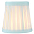 4"W x 4"H Set of 6 Egg Shell Pleated Clip-on Candelabra Lampshade