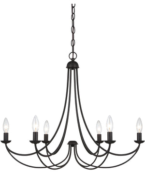 Mirren 6-light Chandelier Imperial Bronze