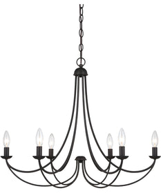 Mirren 6-light Chandelier Imperial Bronze