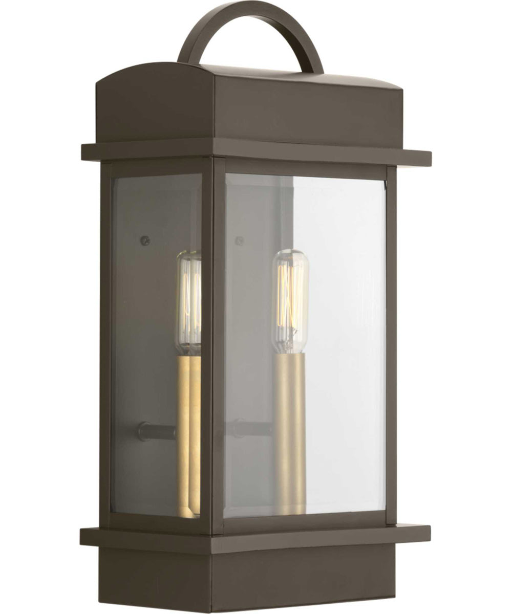 Santee 2-Light Medium Wall-Lantern Antique Bronze