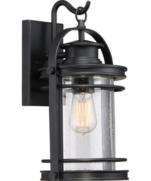 Booker Medium 1-light Outdoor Wall Light Mystic Black