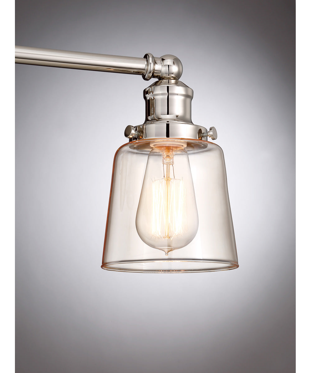 Union Large 3-light Bath Light Polished Nickel