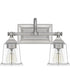 Nicholas Medium 2-light Bath Light Brushed Nickel