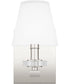 Kelsey Glen Small 1-light Wall Sconce Polished Nickel