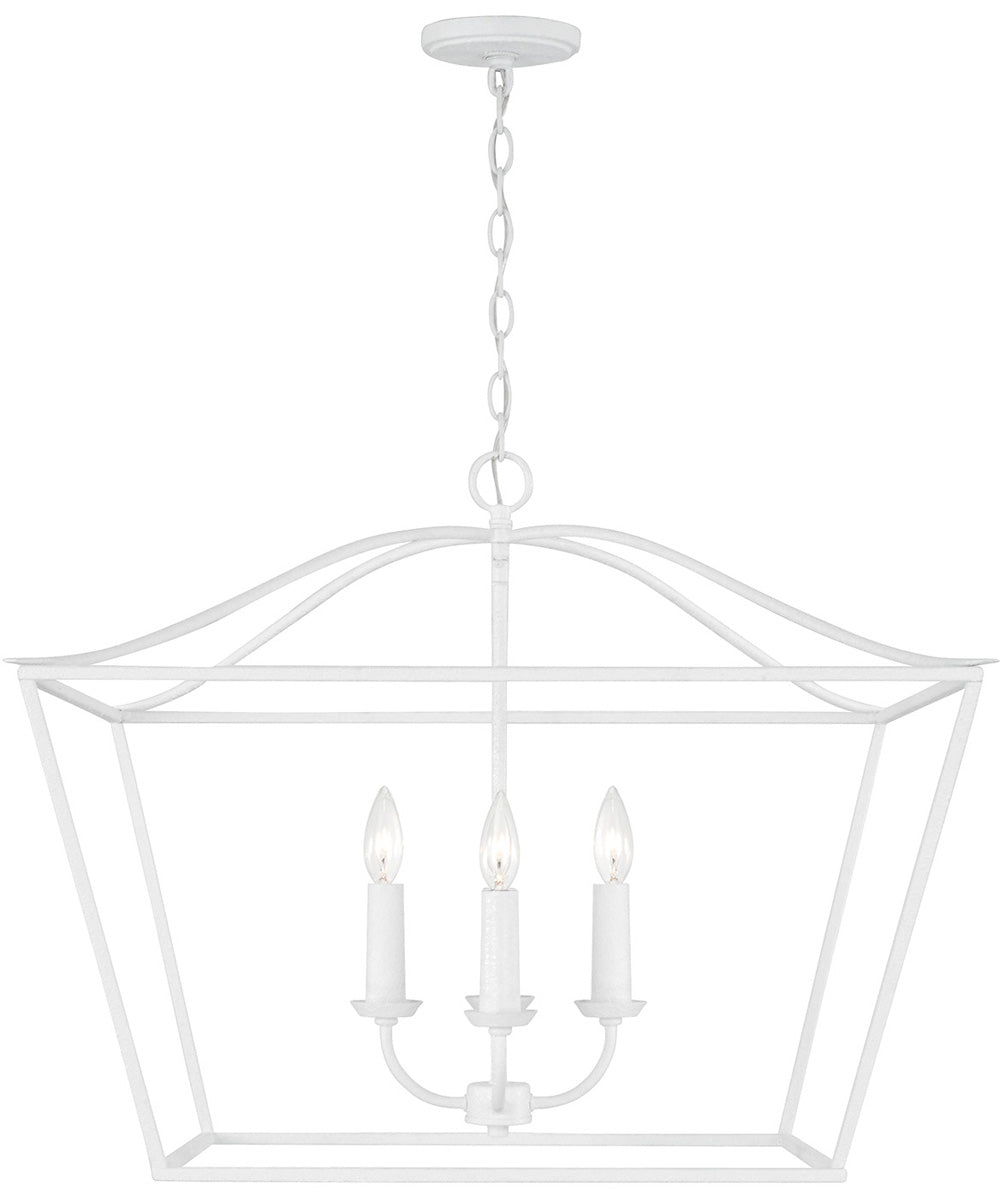 Grady 4-Light Pendant Textured White