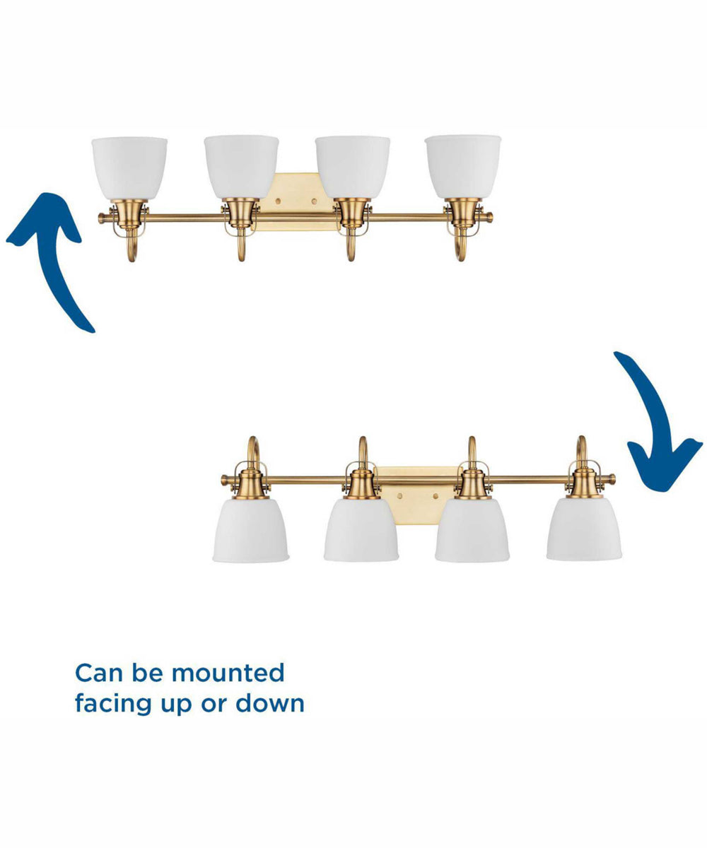 Preston 4-Light Coastal Bath Vanity Light Matte Black