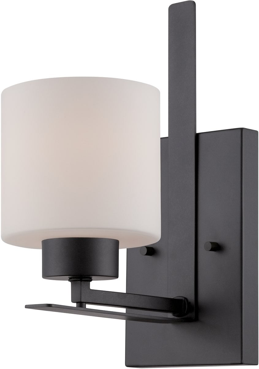 7"W Parallel 1-Light Vanity & Wall Aged Bronze