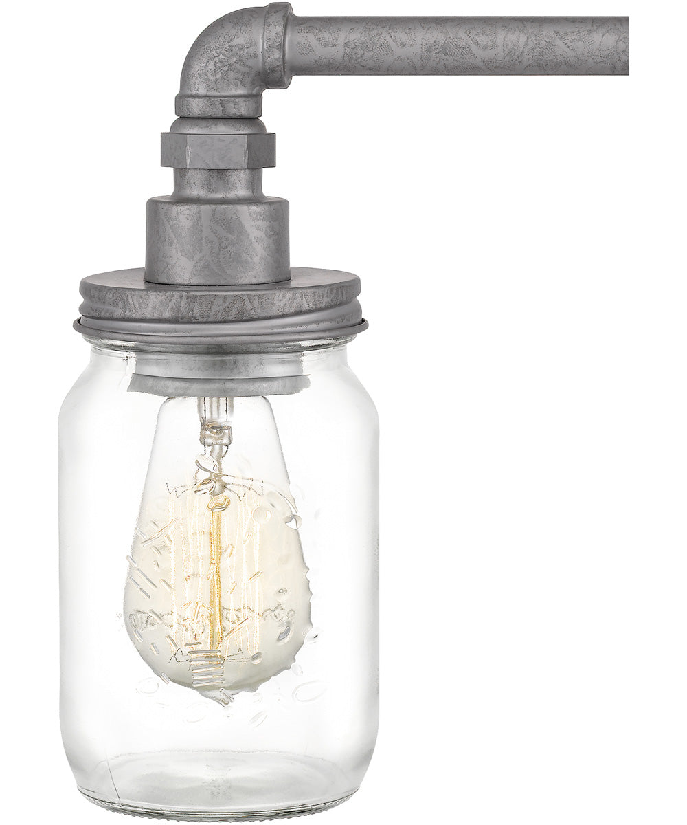 Squire Medium 2-light Bath Light Galvanized