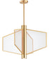 Telstar 26 inch Wide LED Pendant Natural Aged Brass