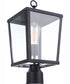Olsen 1-Light Outdoor Post Mount Midnight