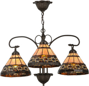 28"W Ilona 3 Light Chandelier