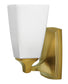 6"W Darby 1-Light Bath Sconce in Brushed Caramel