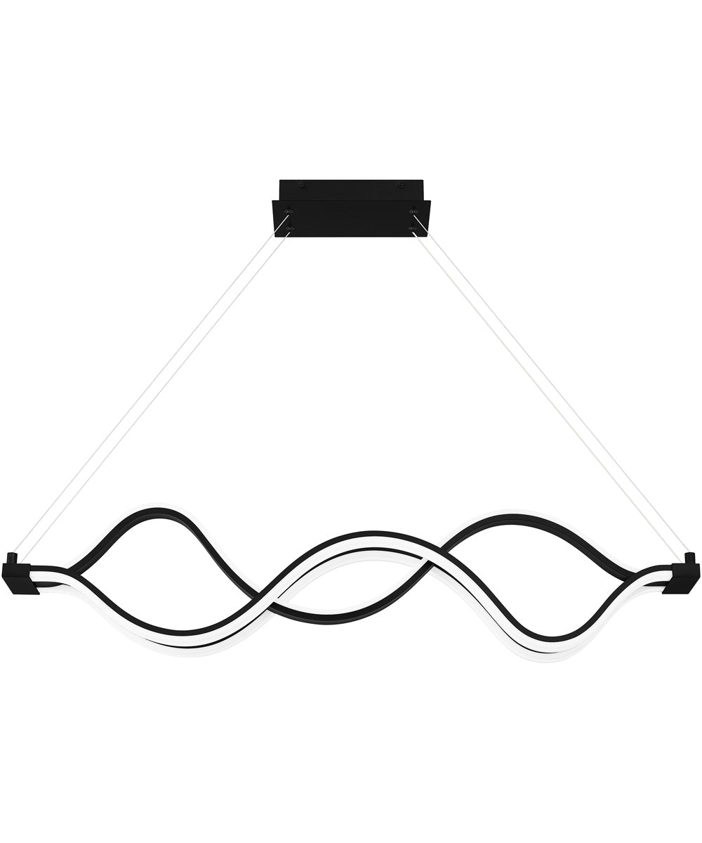 Bleecker  Island Light Matte Black