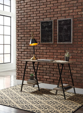 30"H Bertmond Home Office Desk Two-tone