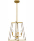 Mayline Large 4-light Pendant Light Gold