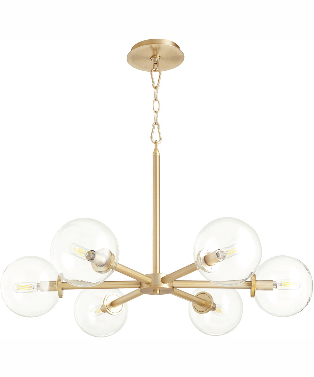 Rovi 6-light Chandelier Aged Brass