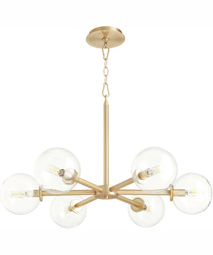 Rovi 6-light Chandelier Aged Brass