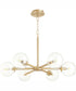 Rovi 6-light Chandelier Aged Brass