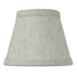 5"W x 4"H Textured Oatmeal Clip-on Candelabra Shade