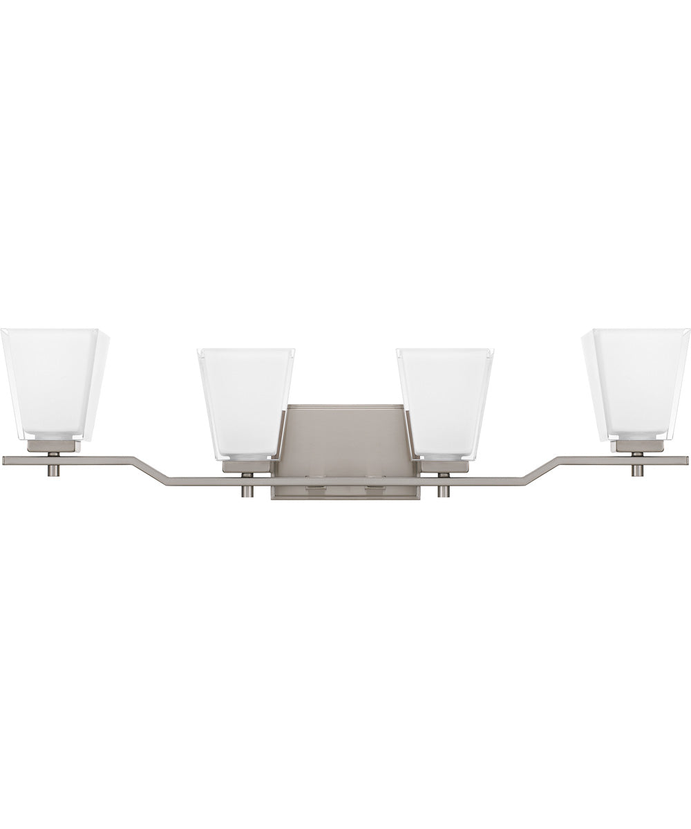 Myra Extra Large 4-light Bath Light Brushed Nickel
