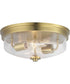 Blakely 2-Light 13-5/8" Flush Mount Brushed Bronze