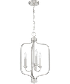 Bolden 3-Light Foyer Light Brushed Polished Nickel