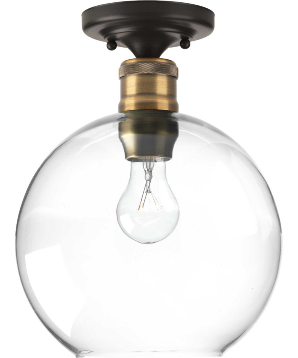 Hansford 1-Light 10" Flush Mount Antique Bronze