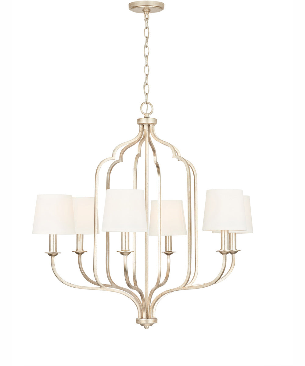 Ophelia 6-Light Chandelier Winter Gold