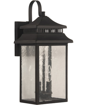 Crossbend 2-Light Outdoor Wall Light Dark Bronze Gilded