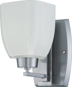 5"W Bridwell 1-Light Bath Vanity Light/Wall Sconce Brushed Satin Nickel