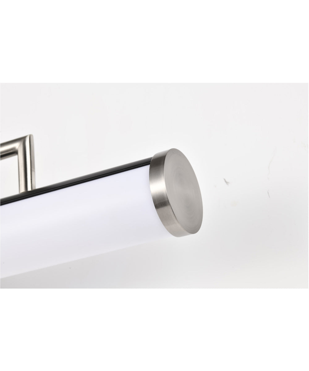 Solano  Vanity & Wall Black / Brushed Nickel