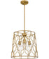 Rellie 3-light Pendant Aged Brass