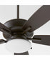 52" Breeze Patio Plus 52 1-light LED Indoor/Outdoor Patio Ceiling Fan Oiled Bronze