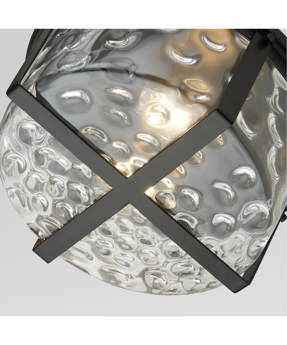 Steinway 2-light Ceiling Flush Mount Matte Black