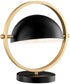 Wanda 1-Light Table Lamp Black/Ab