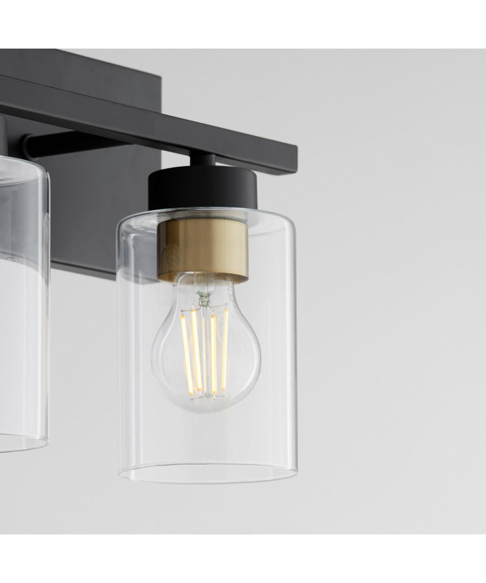 Carter 2-light Bath Vanity Light Matte Black