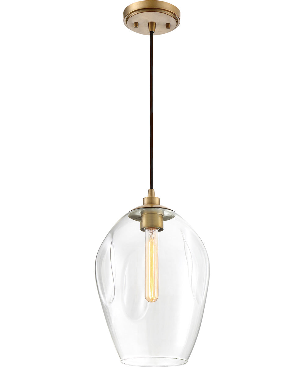 Nostalgia Small 1-light Mini Pendant Weathered Brass