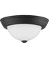 Erwin Small 1-light Flush Mount Matte Black