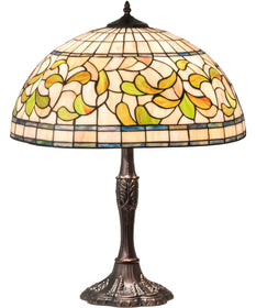 26" High Tiffany Turning Leaf Table Lamp
