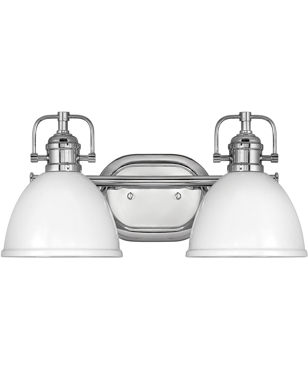 Rowan 2-Light Vanity in Chrome