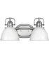 Rowan 2-Light Vanity in Chrome