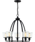 Holden 5-light Chandelier Earth Black