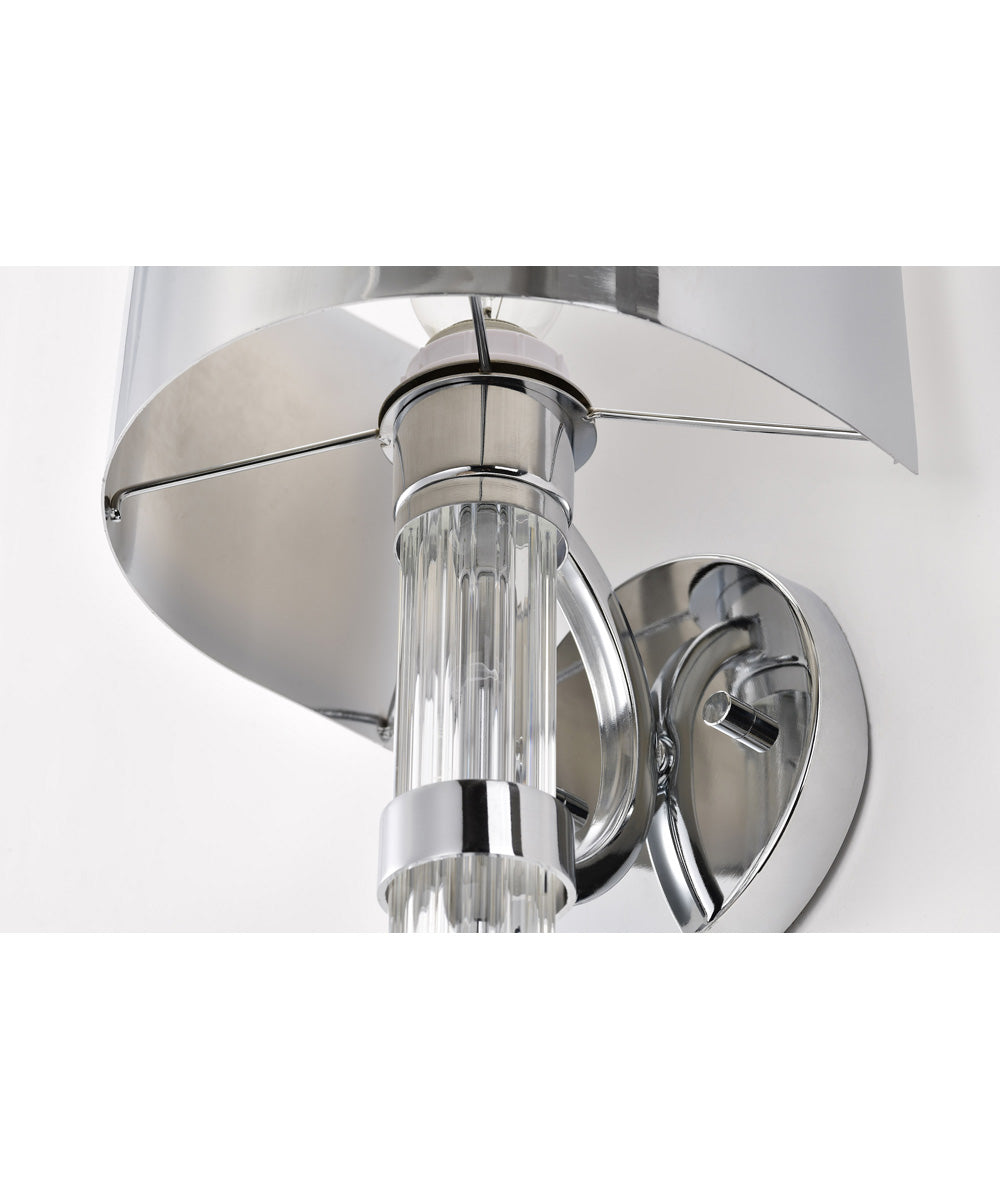 Teagon 1-Light Vanity & Wall Polished Nickel